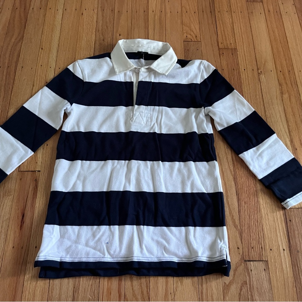 BNWT women’s J Crew Striped Rugby Polo